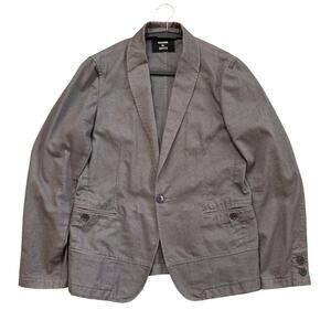 Vtg CABANE de ZUCCA Gray Blazer - Made in Japan - Size Small